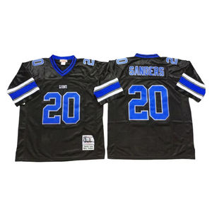 Nouveauté 2026 – Maillots de football américain personnalisés de qualité supérieure pour les équipes des Lions – Vente en gros # 20 maillots à manches courtes - Product Image 2