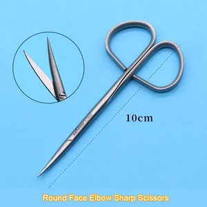 Tijeras Quirúrgicas Oftálmicas BAFA SURGICAL INSTRUMENTS con Mango Retorcido para Separar y Despegar Tejidos, Finas, Clase I ISO13485 - Product Image 3