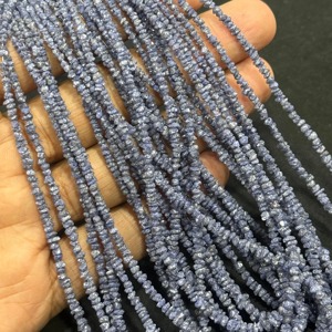 Perles de diamant violet naturel non taillées de 16 pouces, 3 mm, sans conflit, perles de diamant brut, brin de pépites de diamant, perles de diamant violet - Product Image 3