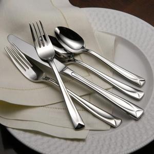 Ensemble de couverts en acier inoxydable, finition miroir, 4 pièces, qualité supérieure, pour restaurants - Product Image 2