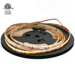 Cob Lichte Behuizing Geen Voltage Drop Ul Een Uiteinde Aangedreven Op Super Lange Led Cob Strip 480Leds/<span class=keywords><strong>M</strong></span> Ultra Lange Cob Strip Licht 2700K 24V - Product Image 4