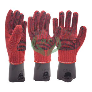 Gants de sécurité jetables en coton Dotting Knit Design Antidérapant Antistatique Anti-impact Couleurs polyvalentes Jardinage Main Bras - Product Image 3