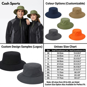 Chapeau de soleil Cosh Sports pour activités de plein air, respirant, à large bord, idéal pour la pêche, les voyages et le camping - Product Image 2