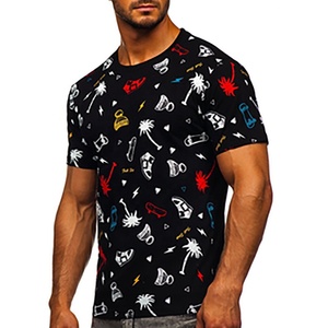 Camisetas de Manga Corta para Hombre al por Mayor, Personalizadas, Talla Grande, Cuello Redondo, Corte Regular, 100% Algodón, 180g, Secado Rápido, Transpirables y Ecológicas - Product Image 6