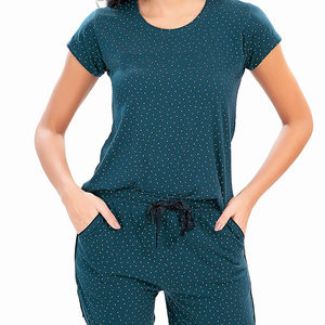 Conjunto de Dos Piezas de Algodón Casual de Verano para Mujer, Diseño Moderno, Transpirable, Color Sólido, Logotipo Personalizado, Conjuntos Femeninos Personalizados - Product Image 5