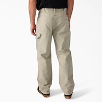 Pantalon de sport décontracté pour homme, taille haute, coupe droite, léger, en sergé polyester/coton, respirant, séchage rapide, avec braguette zippée, grandes tailles