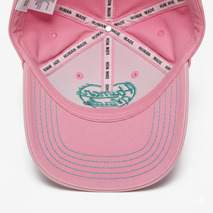 Casquette en toile rose de style streetwear de haute qualité, broderie cœur, coton lavé vintage, réglable, protection solaire, vente en gros - Product Image 3