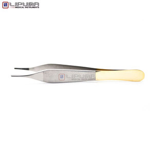 Pinzas Manuales ADSON con Puntas Serradas TC Quirúrgicas 4.75 para Manipulación de Tejidos Delicados, Estándar de Seguridad MOL, Instrumentos Médicos Quirúrgicos - Product Image 2