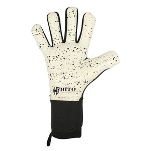 Gants de gardien de but de football sur mesure de haute qualité, avec impression en silicone sur le dos et paume en quartz, sangle intégrée en Lycra. - Product Image 3