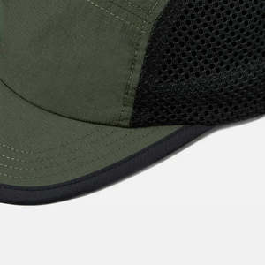 Casquette de camping 5 panneaux personnalisable avec logo, pour course à pied, sports de plein air, trail running, en nylon, séchage rapide, légère, respirante, en maille, vente en gros - Product Image 5