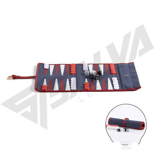 Backgammon <b>Chess</b> Checker <b>Set</b> Portable Roll-up Design for Travel Game Backgammon Game <b>Board</b> - Product Image 3