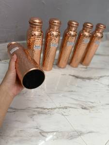 Pure Copper Classic Design <b>Large</b> Capacity Portable Eco-Friendly Travel Tumbler Screw-On Lid Direct Drinking Adults <b>Gift</b> <b>Box</b> ANAM - Product Image 5
