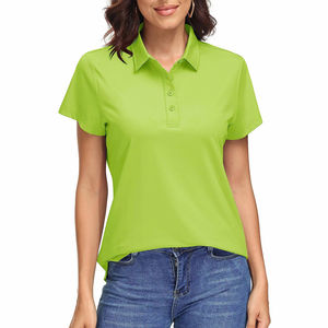 Camisetas Polo Casuales de Verano para Mujer con Diseño Personalizado de Buena Calidad, Los Mejores Fabricantes de Ropa, Camisetas Polo para Damas - Product Image 4