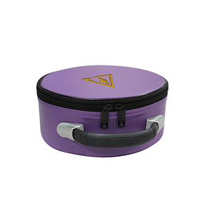 Council Crown Leather <b>Masonic</b> Cap <b>Case</b> Purple Trowel Low MOQ OEM Service Durable Hand Embroidery Customizable - Product Image 1