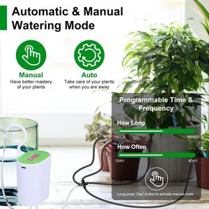 Kit Sistema di Irrigazione Automatico per 12 Piante con Batteria Ricaricabile e Timer, Dispositivo con Pompa per Giardino - Product Image 4