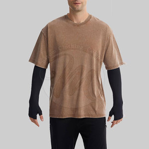Camiseta Nueva a la Moda con Efecto Desgastado por el Sol, Material Suave, Camiseta Informal y Cómoda con Efecto Desgastado por el Sol - Product Image 2
