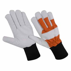 Guantes de Trabajo Resistentes de Cuero de Cabra, Protección Personal, Resistentes al Calor y a las Chispas, Duraderos, Protección para las Manos - Product Image 3