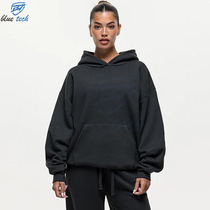 Custom Logo Streetwear Hoodie Oversized Fit Cotton Sweatshirt Hip Hop Style Wholesale Supplier Custom Design - Product Image 4