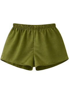 Olive Green Satin Camisole Shorts Set Women Sleepwear <b>Lace</b> Trim Spaghetti Strap Breathable Summer Nightwear Pajama Set Lounge - Product Image 4