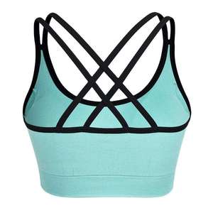 Sujetadores deportivos para mujer, para yoga, entrenamiento, tallas grandes S-2XL, para correr, gimnasio, tops transpirables, con efecto push-up, para fitness, yoga y deportes. - Product Image 2