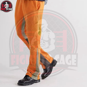 New Arrival Premium Quality Lightweight Multi-Color Mid <b>Stacked</b> Pants Oversized Flared Bottom <b>Joggers</b> Urban Style Loose Fit - Product Image 2