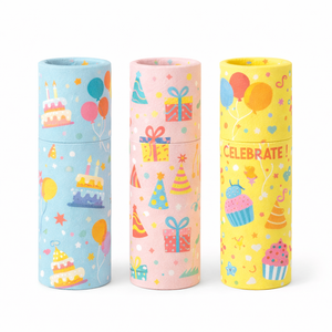 Nicher Non-Toxic Vegan Moisturizing Fruit Scented Vitamin E & Coconut Oil Kids-Friendly Birthday Party Favor Paper Lip Balm 4g - Product Image 2