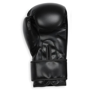 Guantes de Boxeo de Cuero con Cordones, Protección Completa para los Dedos, Equipo de Entrenamiento Profesional para Adultos, Color Negro - Product Image 4