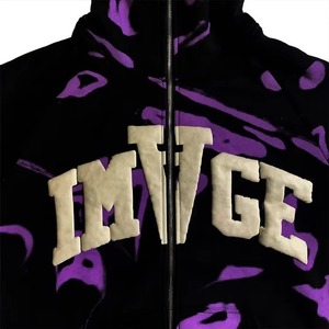 Sweat-shirt à capuche streetwear pour homme avec logo personnalisé, en molleton de coton surdimensionné, imperméable, respirant, avec poches, conception OEM - Product Image 2