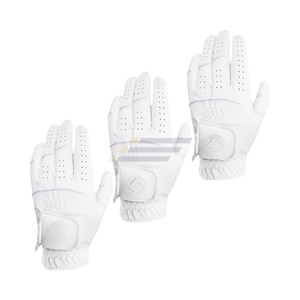 Gant de golf pour homme en cuir véritable, personnalisable avec logo, antidérapant, élastique et ajustable pour la main gauche, vente en gros 2026 - Product Image 3