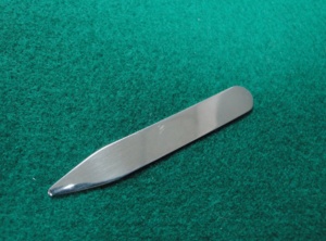 DK-230 55mm Supports de col en métal - Couleur argentée pour chemises - Product Image 6