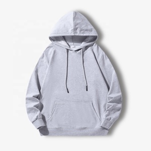 Sweat-shirt à capuche polaire personnalisé pour homme, prix de gros, chaud et uni pour l'hiver, style streetwear - Product Image 5