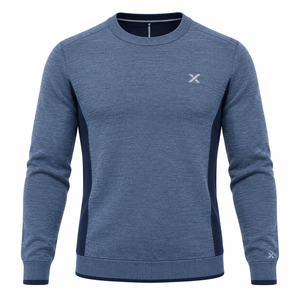 Golf Sweaters, Pullovers & Knitted <b>Layers</b> Golf Clothing | Blue Six Color Variations | OEM ODM Manufacturer | X Sports City | - Product Image 1