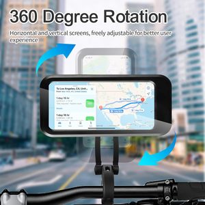 Borsa Universale Impermeabile per Cellulare da Bicicletta 360 °   Supporto Girevole per Telefono da Moto, Scooter, ATV, MTB per Smartphone da 4.7-6.8 <span class=keywords><strong>Pollici</strong></span> - Product Image 3