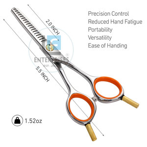 New Design Custom Size Stainless Steel Professional <b>Thinning</b> Scissors-Durable Low Price Haircut Tool - Product Image 4