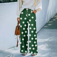 Pantalon Palazzo Ample Personnalisé avec Logo OEM pour Femme – Taille Haute, Idéal Été, Plage et Vacances
