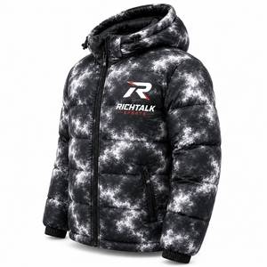 Breathable Hooded Winter Puffer Jacket for <b>Men</b> Front Logo Low MOQ Best Selling Made in Pakistan for Adults 2026 - Product Image 3