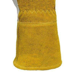 Nouveautés, gants de soudage respirants OEM, logo personnalisé, vente chaude, gants de soudeur TIG en cuir de haute qualité - Product Image 5