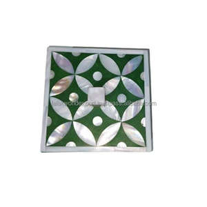 Posavasos de té con Incrustaciones de nácar únicos y elegantes para el hogar y la Oficina, diseño elegante al por mayor de Falak World Export - Product Image 5