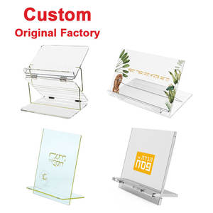 Vente en gros Détendeur de table pliable Judaica en lucite transparente personnalisé - Product Image 1