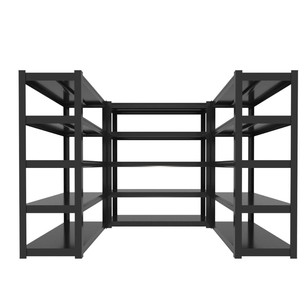 5-Layer Boltless <b>Metal</b> Storage Rack 100kg Per <b>Shelf</b> Capacity Heavy Duty Corrosion-Resistant Cabinet Shelving <b>Unit</b> for Storage - Product Image 1