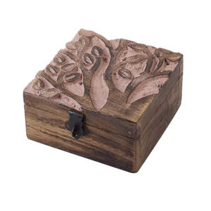Affordable Vintage Wooden <b>Treasure</b> <b>Chest</b> for Jewelry, Coins, Keepsakes and Small Accessories By AALIYAN IMPEX - Product Image 2