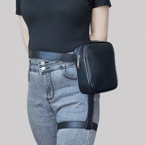 Bolso de Pierna Unisex de Cuero BASRA SPORTS, Correa Ajustable, Diseño Casual y Deportivo para Exteriores, Almacenamiento Seguro, Color Personalizable - Product Image 5