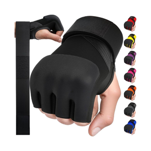 Vendas de boxeo negras al por mayor, vendas de soporte para muñeca para gimnasios profesionales, personalizables con logotipo. - Product Image 4