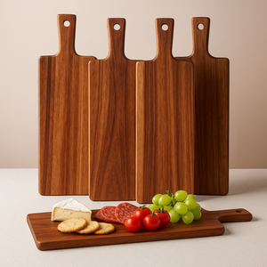 Planche à découper extra large en bois d'acacia, planche à hacher en bois massif de qualité supérieure, planche de service pour la cuisine, fournisseur en gros OEM - Product Image 3