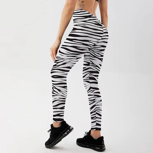 กางเกงเลกกิ้งออกกำลังกายผู้หญิงขายดี ทรงสูง ป้องกันการโป๊ยิ่ง ระบายอากาศ แห้งเร็ว เหมาะสำหรับฟิตเนส ยิม วิ่ง - Product Image 5