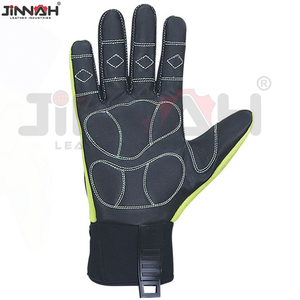 2025 New Factory Manufacture Leather Mechanic <b>Gloves</b> Heavy Duty <b>Work</b> Heat Transfer Anti-cut Leather Mechanic <b>Gloves</b> For Men's - Product Image 4