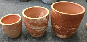 Macetas de Terracota Modernas y Elegantes al por Mayor, Talladas a Mano, Ecológicas, de Arcilla, con Mosaico, Tamaño Personalizado para Macetas de Flores para el Hogar - Product Image 2