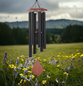 Carillon éolien décoratif en métal pour jardin, patio et extérieur - Product Image 4