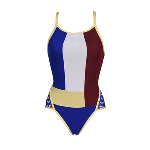 New Sleeveless Casual Wholesale Men's Plaid Front Custom Colors & Logo Swimwear Spandex/Polyester Breathable One Piece Bodysuits - Product Image 4