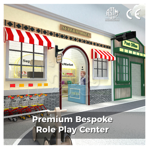 Casa de Juegos Personalizada de Ciudad de Simulación para Niños Pequeños, Equipo de Entretenimiento de Parque Infantil Interior para Área de Juegos de Rol - Product Image 1